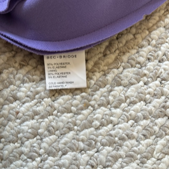 BEC + BRIDGE Marisol Scoop Mini Dress In Grape - Picture 10 of 11